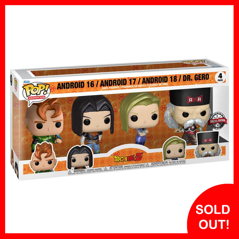 Funko POP! Dragon Ball Z (4er Pack)