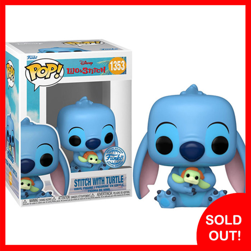 Funko POP! Stitch with turtle
