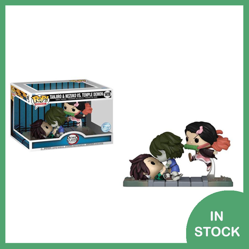 Funko POP! Tanjiro & Nezuko vs temple demon (Exclusive)