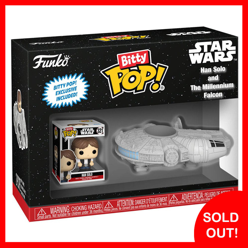 Bitty POP! Rides Han Solo with Millenium Falcon