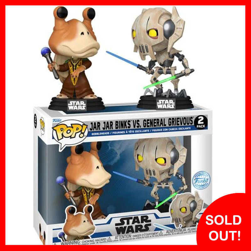 Funko POP! Jar Jar Binks vs General Grievous (2er Pack)