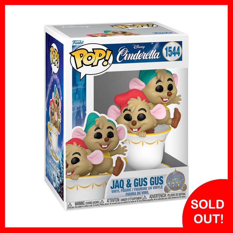 Funko POP! Jaq & Gus Gus in cup