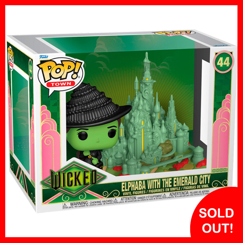 Funko POP! Town Elphaba with the emerald city