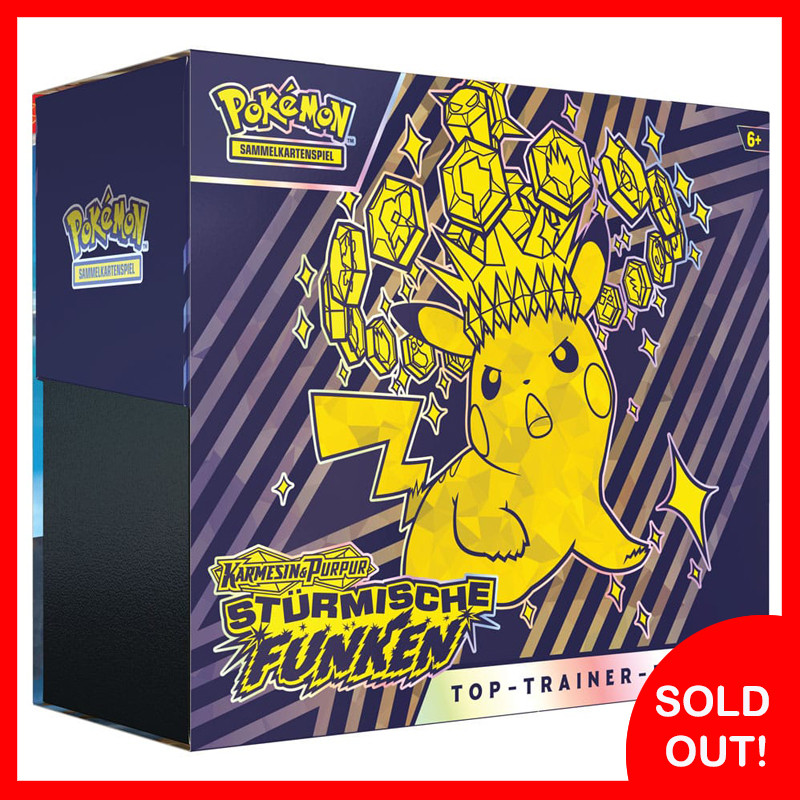 Pokemon TCG - Top Trainer Box Stürmische Funken *German*