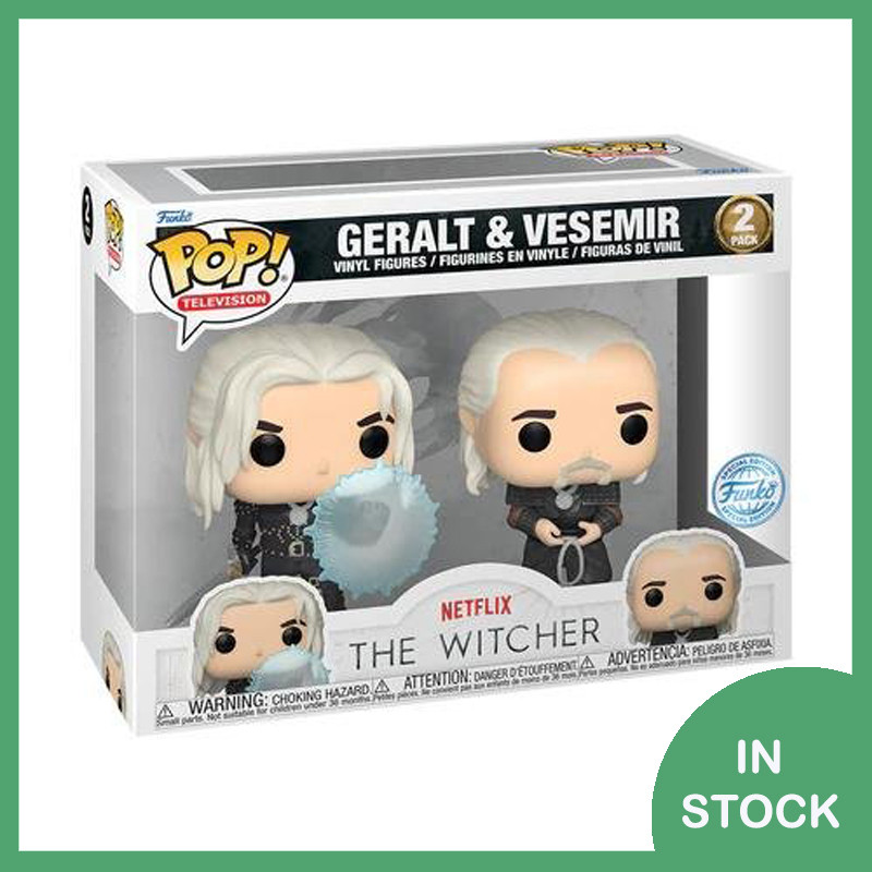 Funko POP! Geralt and Vesemir (2-Pack Exclusive)