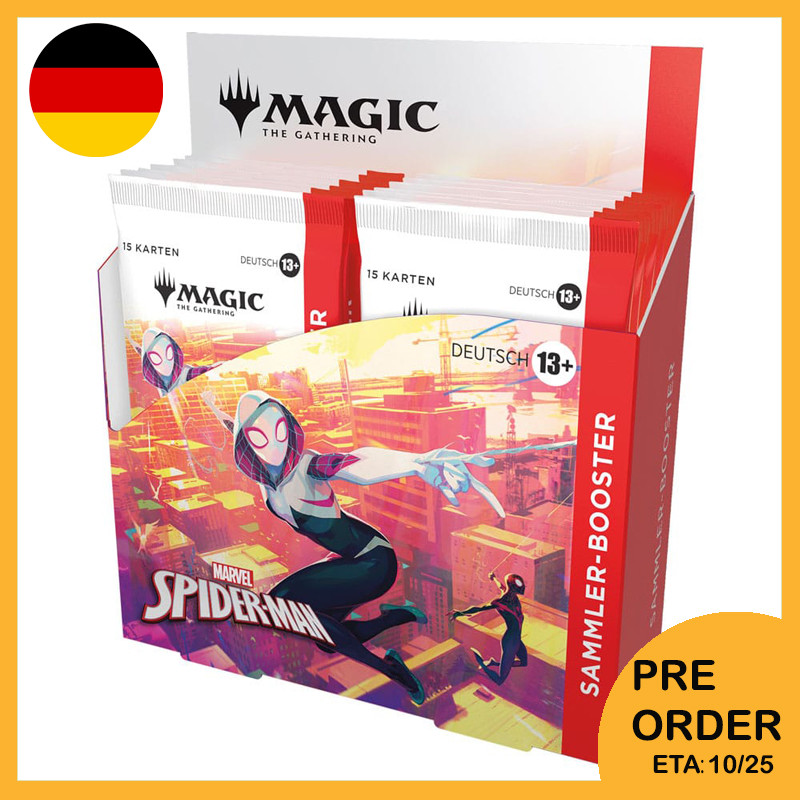 Magic the Gathering Marvel's Spider-Man Sammler Booster Display (12) deutsch