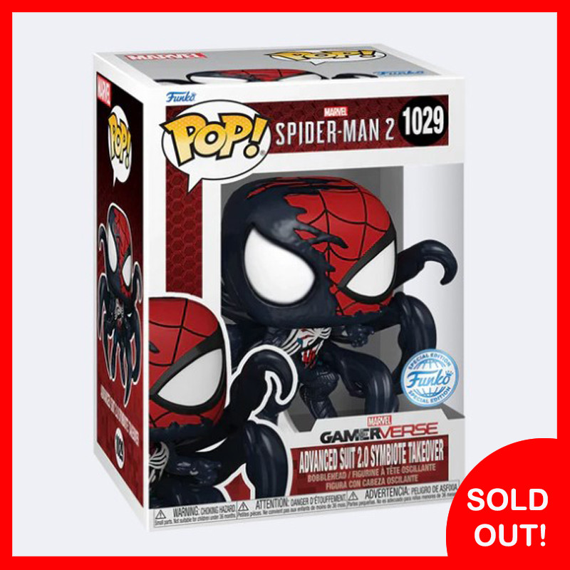 Funko POP! Spider Man Advanced Suit 2.0 symbiote takeover (Special Edition)