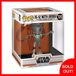 Funko POP! IG-12 with Grogu...