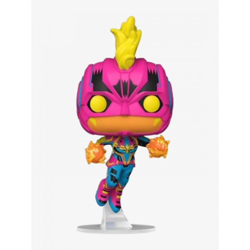Funko POP! Marvel - Captain Marvel (Black Light) Exc