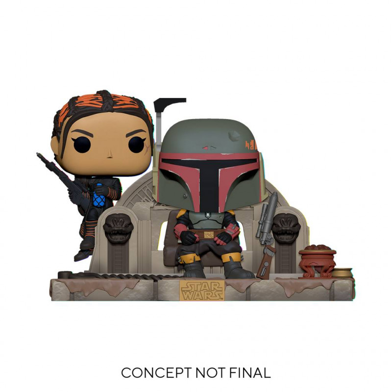 Funko POP! Bobba Fett and Fennec Shand on Throne