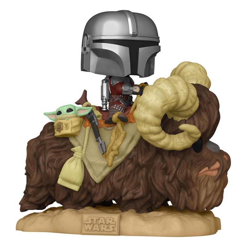 POP! The Mandalorian & The child on Bantha