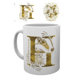 Hufflepuff Monogram Tasse