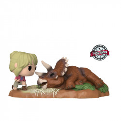 POP! Moment: Dr. Sattler with Triceratops