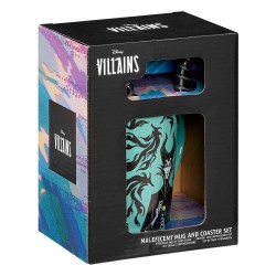 Mug with coaster Maleficent Disney Villains