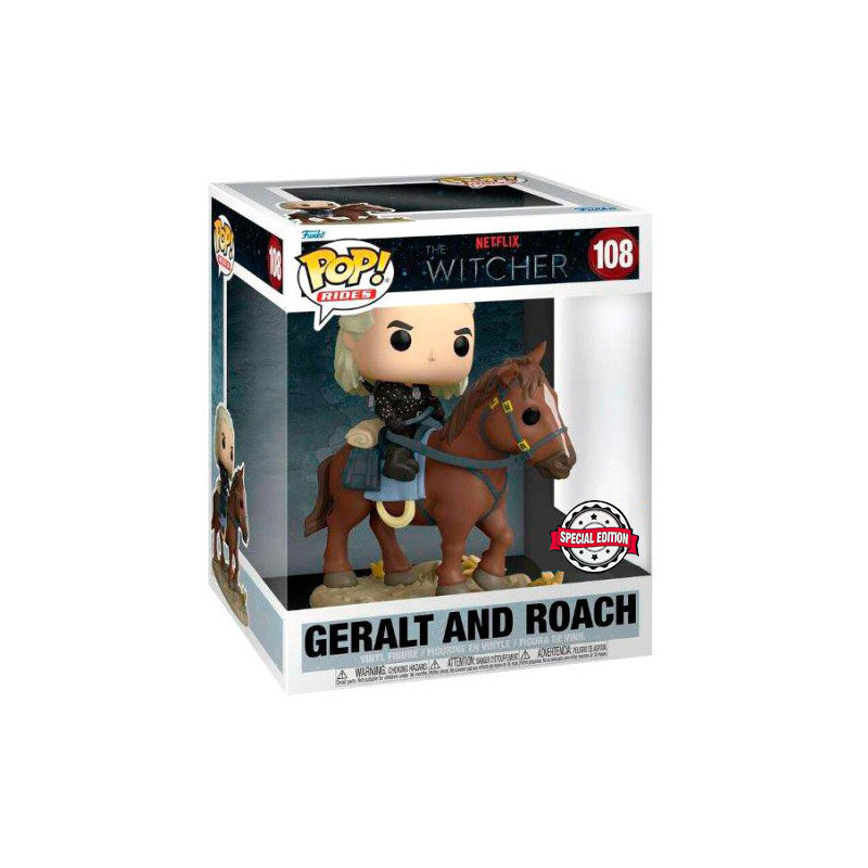 Funko POP! Geralt on Roach