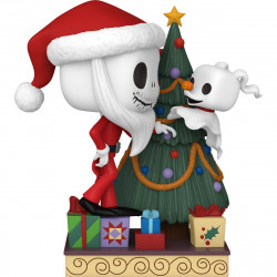 Funko POP! Jack Skellington and Zero with tree