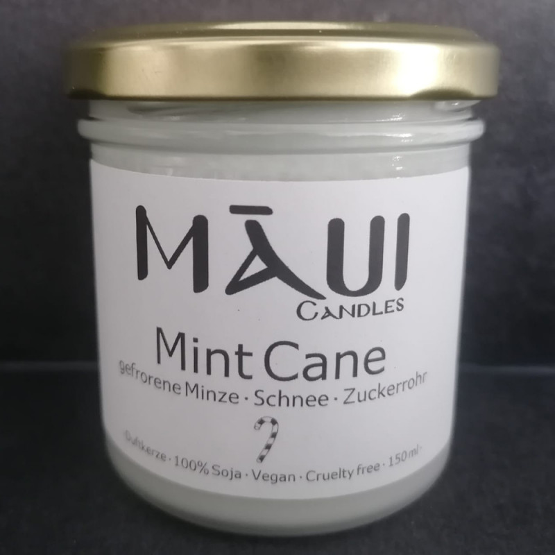 Sojakerze "Mint Cane" 150 ml