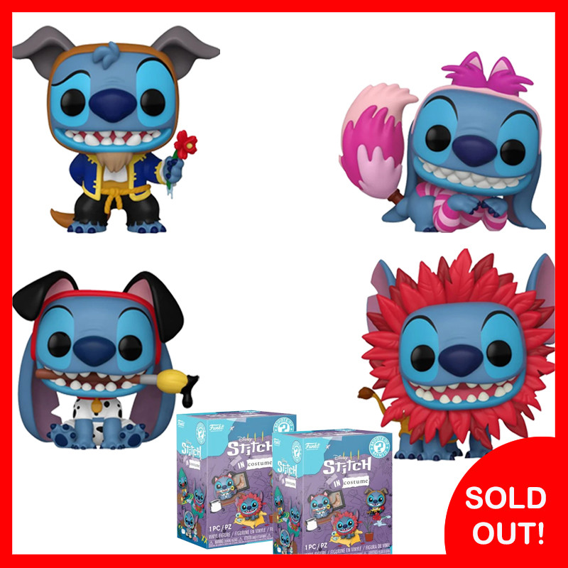 Pack Funko POP! Stitch in costume + Mystery Minis